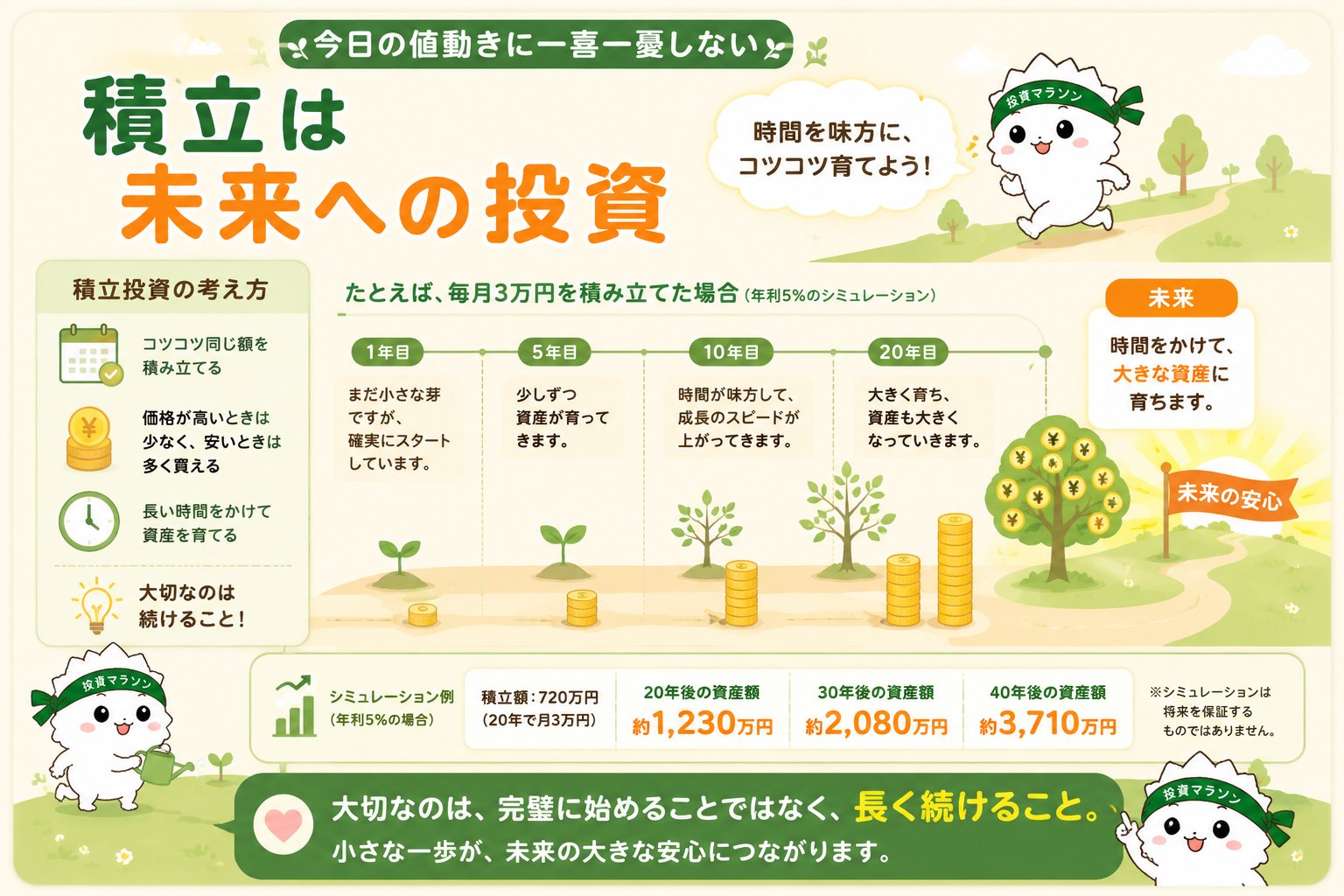 積立は未来への投資