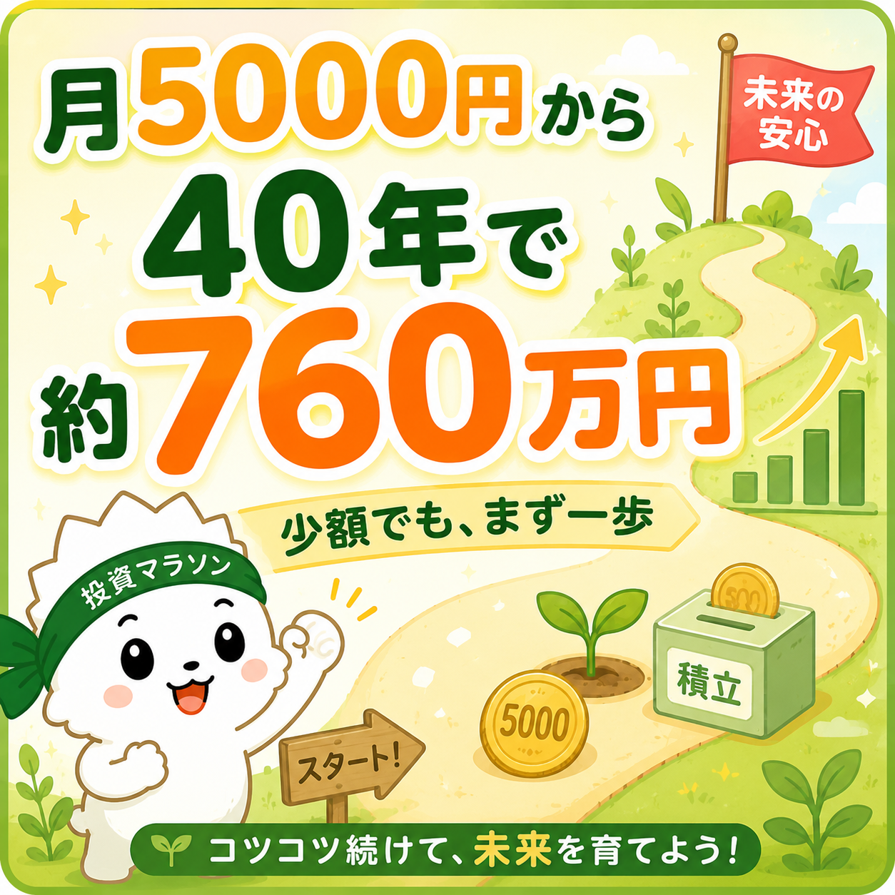 月5000円から始める新NISAのサムネイル